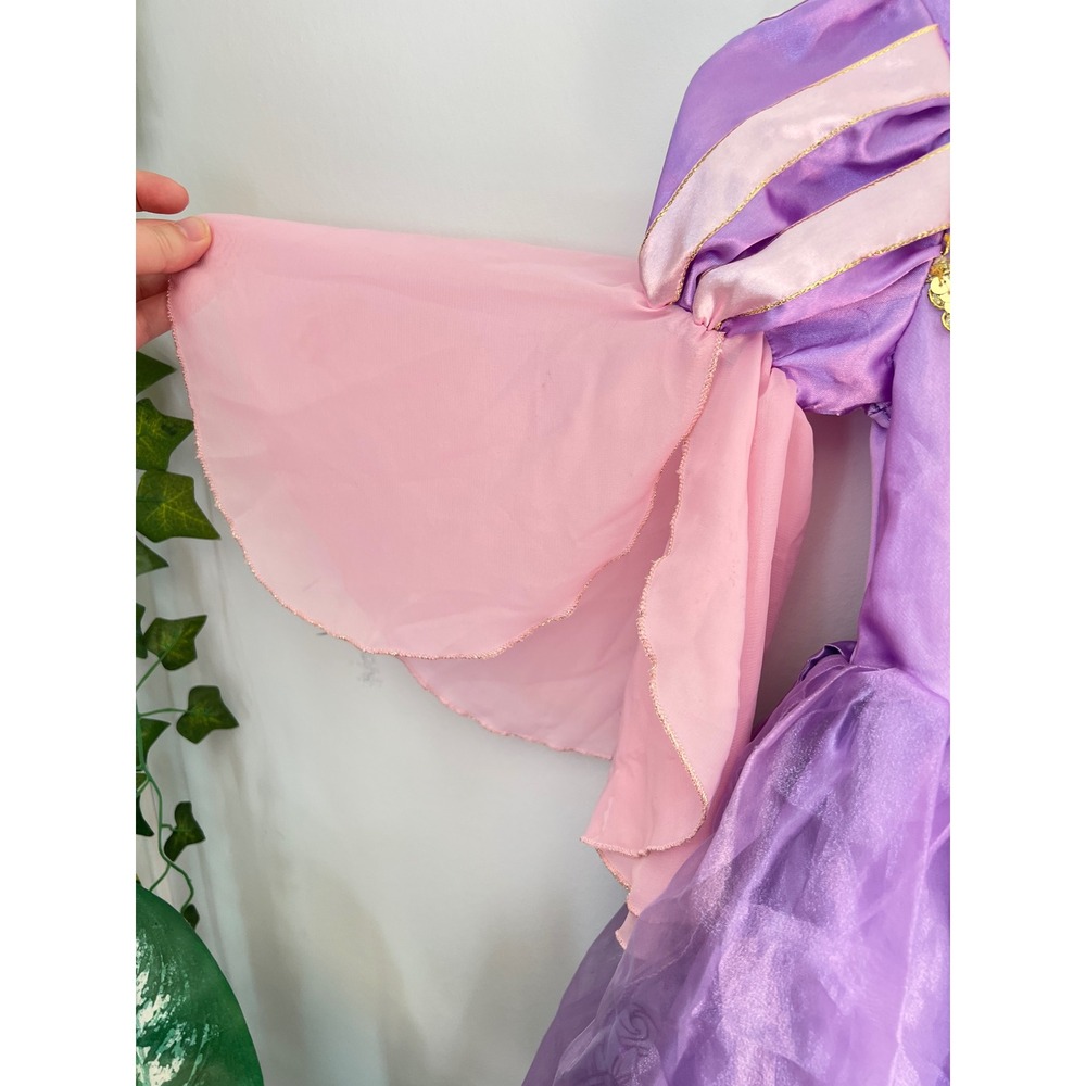 Disney Princess Rapunzel Tangled Costume Dress Purple Full Deluxe 3T-4T XS - Picture 5 of 8